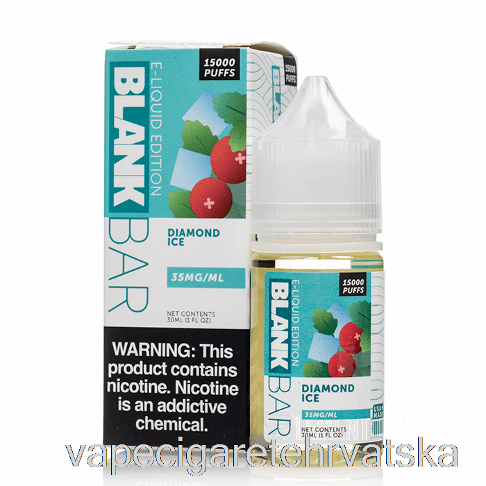 Vape Hrvatska Diamond Ice - Blank Bar Soli - 30ml 35mg